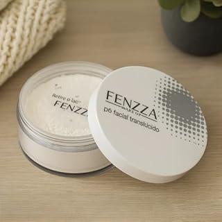 Pó Facial Translúcido Fenzza - Embalagem Compacta, Acabamento Natural, Controle de Brilho e Longa Duração, 15g