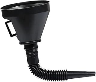 Funil de Óleo Automotivo Profissional com Extensão Flexível Boca Larga Bico Longo, Filtro de Malha Removível, para Água Gasolina e Refrigerante Acessórios para carro e Moto
