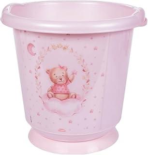Banheira Sensitive 17,2 Lts Infantil Ofurô De Bebê Plasútil (Ursa Rosa)