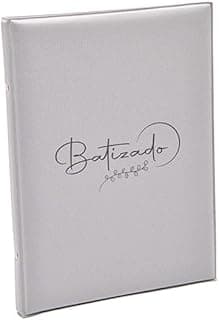 Álbum de fotos Ical, encadernação tradicional, para 40 fotos 15x21cm - linha Comemorativo - capa almofadada - modelo batizado - gelo - 381