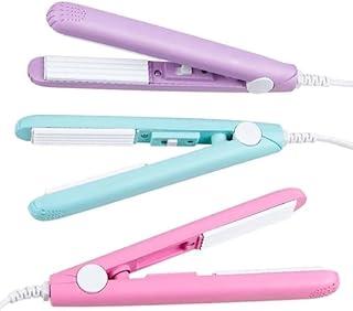 Mini Chapinha Prancha de Cabelo Portátil para Franja e Barba Premium Presente Mini Kit Viagem Travel - Cores Diversas