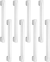 Kit Com 8 Puxador Para Gaveta Armário Comoda Móveis Steep 192mm (Cromado Fosco)