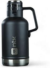 NTK, Garrafa Térmica Growler Aço Inoxidável 1,9L para Bebidas, Preto