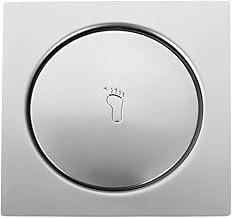 Ralo Click 15cm15 Cromado Aço Inox Para Banheiro Quadrado