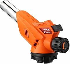 Maçarico Portátil Culinário a Gás Butano 1300°C, Acendimento Automático Piezo, Chama Regulável, Recarregável, Trava de Segurança, Para Confeitaria, Churrasco e Camping (Top Chef)