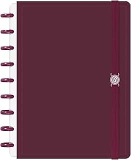 Caderno De Disco ISCOOL Inteligente M Solid Colors Marsala com 11.41% de desconto por R$ 69,90 na amazon