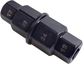 Chave Hexagonal Multitamanho 4 em 1 (17/19/22/24mm) para Eixo de Roda de Bicicleta e Moto, Ferramenta de Manutenção