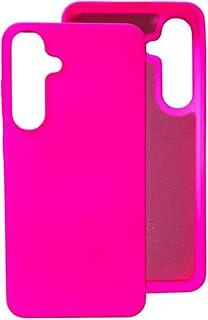 Capinha Compatível Com Samsung Galaxy S24, S24 PLUS e S24 ULTRA Linha PREMIUM Colorida Preto, Branco, Vermelho, Azul, Verde, Rosa Transparente Slim Aveludada 3 Camadas (Pink, S24 PLUS)