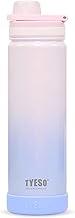 TYESO - Copo Térmico 750ml Inox Garrafa com Cores Gradientes - Garrafa Térmica Adequada para Bebidas como Agua, Chá Gelado, Café e Granizados(Rosa Roxo)