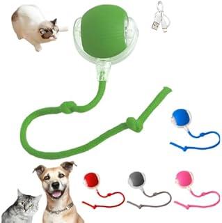 Bola Interativa Pet, Bolinha Pet, Brinquedo para Gatos, Brinquedo Gato, Bolinha Gato Giratória Automática Rolamento Brinquedos Interativo Inteligente para Gatos (Vermelho)