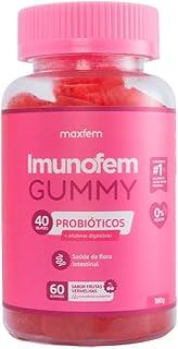 Imunofem Gummy – Probiótico para Candidíase em Goma | Auxilia no Equilíbrio da Flora Íntima e Intestinal | Com Cranberry e Enzimas Digestivas | Primeiro e Único do Brasil (1 Mês)