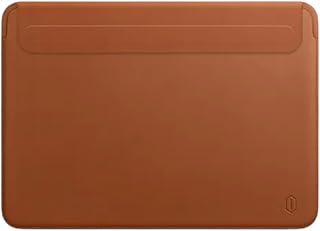 WIWU Bolsa Case Magnética Couro Premium Marrom para MacBook 14" – Compatível com Modelos M1/M2/M3 Pro Proteção Anti-Impacto Compacta e Sofisticada para Trabalho e Viagem