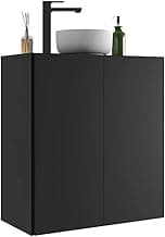 Gabinete Banheiro 2 Portas Suspenso 63cm Multimóveis Mp5007 Preto