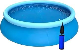 Piscina Inflável 1000 Litros Verão + Bomba Manual Azul