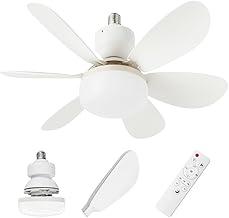 Ventilador de Teto com LED Ajustável 6 Hélices Silencioso e Controle Remoto Inteligente