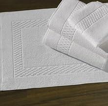 Kit Com 4 Toalhas de Piso TEKA Profiline Branco Hotelaria e Pousada 600g/m² Gramatura Toque Macio e Super Absorção 48x70cm(4, BRANCO, PADRÃO)