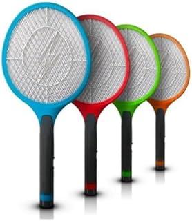 Raquete Elétrica Recarregável Mata Mosquito Insetos Bivolt 110V 220V Com LED