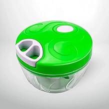 Processador Triturador de Alimentos Manual Premium 550ml – 3 Lâminas Inox – Essencial para Cozinha, Legumes e Temperos – Rápido, Prático e Compacto (Cores Sortidas)