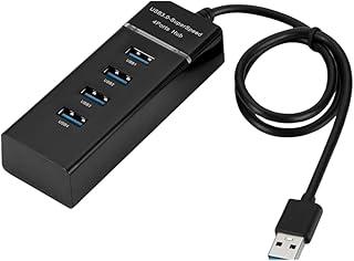 Expansor Hub Usb 3.0 Com 4 Portas e Super Led | Transmissão Super Rápida 5.0 Gb/seg | Compatível Com PC, TV, Consoles, Mouse, Pen Drive, Teclado, Impressora | Expansor Para PC, Notebook, Mac e Windows