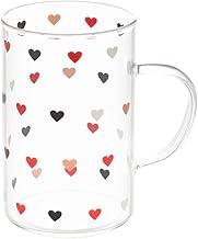 LYOR - Caneca de Vidro Borossilicato Resistente ao Calor Love 280ml