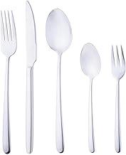 WOLFF Faqueiro de Aço Inox Viena 30 Peças - Mesa Posta - Itens Para Casa - Utensílios de Cozinha - Enxoval - Casamento - Decoração