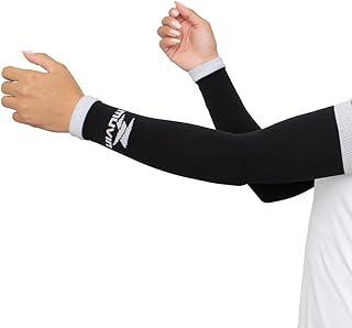 Manguito Longo Solid Muvin – Par – Material com Boa Respirabilidade – Manga – Proteção – Caminhada – Corrida – Ciclismo – Vôlei – Sem Costuras – Ótimo Ajuste – Desempenho - Conforto - Unissex