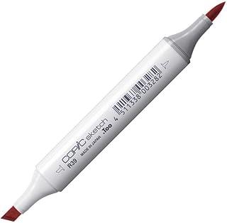 COPIC Marcador Sketch Ponta Dupla Redonda e Chanfrada, Cor R39 Garnet, 1 unidade