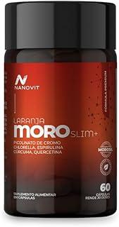 Laranja Moro Slim, Cromo, Spirulina, Curcumina, Chlorella, Quercetina e Própolis - 60 Cáps – Nanovit (1)