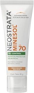 Protetor Solar Facial Neostrata Minesol Oil Control Médio Escuro FPS 70, 40g