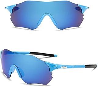 Pendulari Óculos De Sol Esportivo Unissex Azul, Lentes Espelhadas UV400, 15 cm x 5 cm x 13 cm, Adequado para Motociclismo, Ciclismo, Corrida e mais