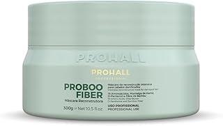 Máscara Reconstrutora Prohall Proboo Fiber 300g - Tratamento SOS Cabelos Danificados, Brilho Espelhado e Força Home Care