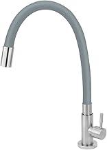 Torneira de Cozinha Inox Mesa Flexível Gourmet Cinza/Gray