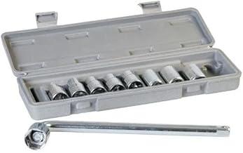 Kit Ferramentas 10 Peças Chave L Soquete De Boca Com Estojo