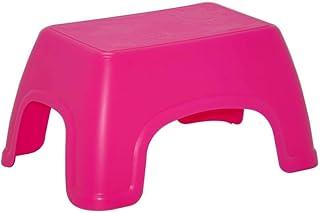 Banquinho em Plástico Monobloco Catty, Tramontina, Rosa