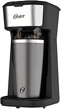 Oster Cafeteira 2Day Inox 2 em 1 com Copo Térmico, 220V, Preto/Inox, 600W, OCAF200