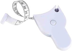 Fita Métrica Retrátil Automática Corporal com Botão, Medidor de Circunferência Portátil para Corpo, Branco