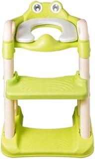 Assento Redutor De Sapinho Infantil Com Escadinha Para Criança Ajustável E Fácil De Recolher Para Vaso Sanitário