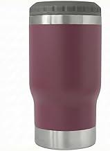 Copo Térmico Porta Long Neck e Lata - 2 Em 1 - Inox 420ml com Parede Dupla a Vácuo Com Abridor (Bordô)