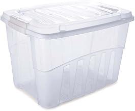 Caixa 29 l com Trava, Plasútil, Incolor