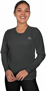 Camisa Dry Basic LS Muvin – Manga Longa – Feminina – Proteção Solar UV50 – Camiseta Para Academia – Treino Funcional – Pilates – Yoga – Corrida – Ginástica – Fitness – Caminhada – Secagem Rápida