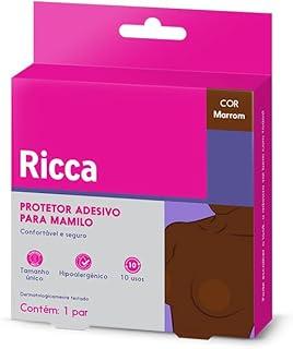 ADESIVO PARA PROTEÇÃO DE MAMILOS RICCA REUTILIZÁVEL MARROM