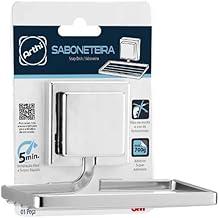 Saboneteira 3M | Design Sofisticado | Prática Instalação | Resistente à Ferrugem | Fita Colante 3M | Organizador de Banheiro | Utilidades Domésticas | Casa e Cozinha | Higienização Simples