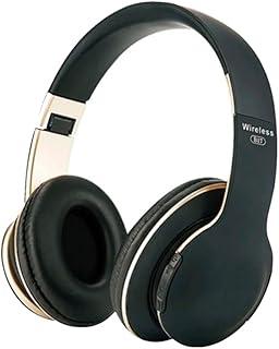 Fone de Ouvido Headset Bluetooth Sem Fio com Microfone e Design Ajustável (Preto)