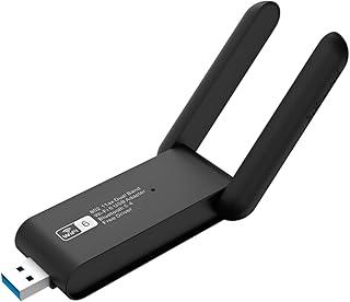Adaptador WiFi USB Dual Band 5GHz 2.4GHz Até 1300Mbps Antena Wireless Para PC Notebook Compatível Com Windows Andarix