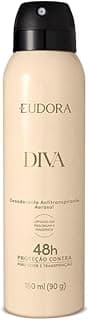 Eudora Desodorante Antitranspirante Aerossol Diva 150ml com 38.84% de desconto por R$ 21,40 na amazon
