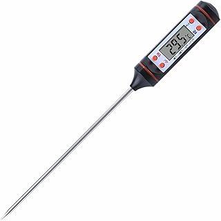 Termômetro Digital Culinário Para Espeto Medição Precisa de Temperatura para Alimentos Cozinha Líquidos Forno e Churrasco Até 300°C Display Digital Fácil Leitura Alta Durabilidade Desempenho Premium