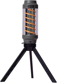 BASK Lanterna de Bolso Ultra‑Mini e Potente – 76 g, Bateria 800 mAh (até 15 h), 7 Modos (20–200 LM), Tripé e Gancho, USB‑C, IPX6 – Cabe no Bolso ou Chaveiro (Preto)