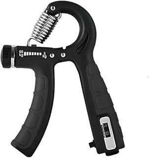 Hand Grip Musculação Mãos com Contador Ajustável Pulso e Antebraço 5 a 60kg Premium Para Exercicios Força Resistência Fisioterapia e Reabilitação