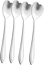 WOLFF - Conjunto 4 Colheres Aço Inox p/Chá Heart Prateado