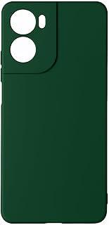 Compativel com Moto G06 - Capa Capinha Case Silicone Macia Aveludada Forro Interno Premium Verde Musgo